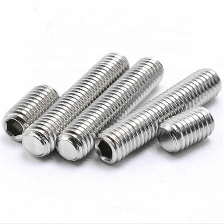 M2 M3 M5 M6 נירוסטה Ss SUS 304 316 ברגים ללא ראש מחורצים עם קצה משופע DIN427