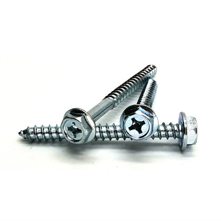 חיבור Xinruifeng Zincado Tornillo Lenteja Punta Broca מתכת 8X1